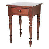 Fantastic Early 19thc Walnut One Drawer Stand From Pennsylvania