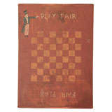 Antique 19thc Original Painted Uncle Sam Game Board"play Fair"
