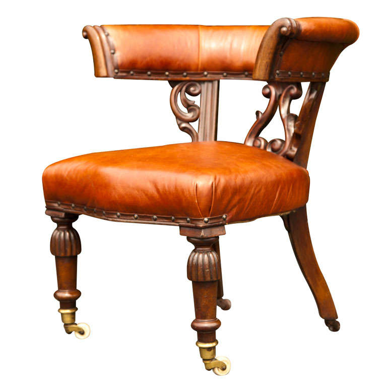 William III Library / Desk Chair For Sale