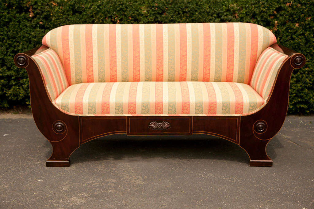 Biedermeier  Style Sofa from Austria-Hungary For Sale 5