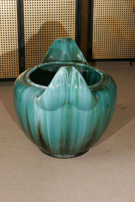 20th Century A large French Art Pottery Jardinière