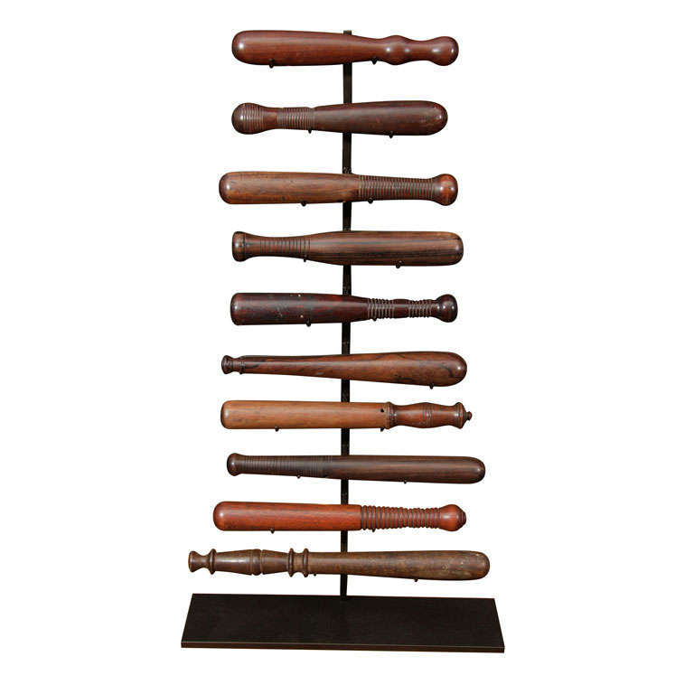 Collection of 19th Century Billy Clubs