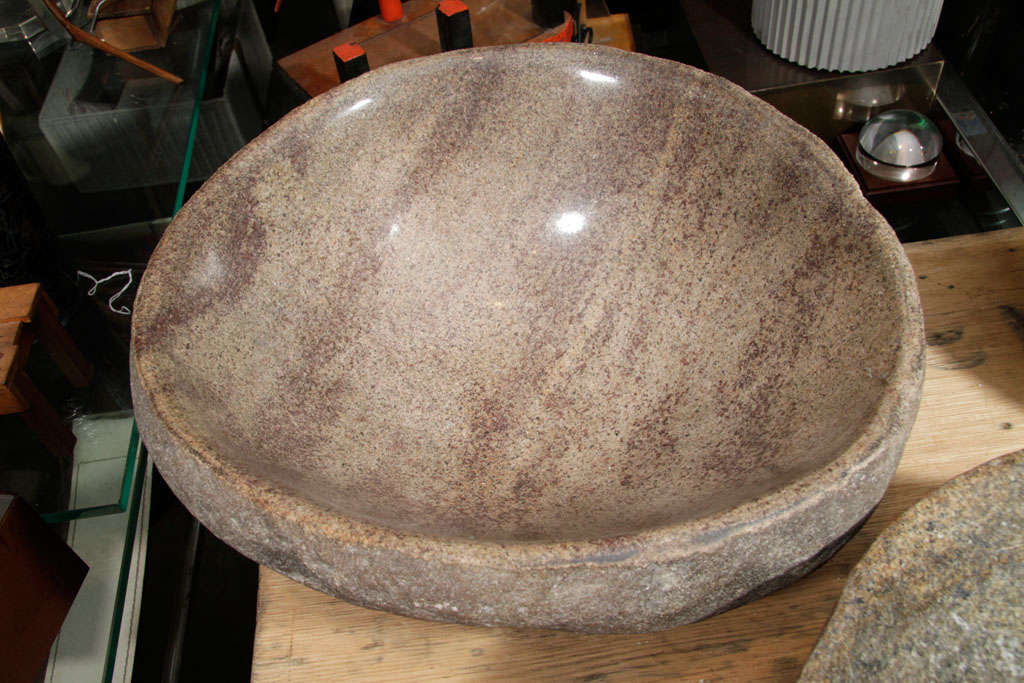 Incredible Hand Carved Stone Bowls at 1stdibs