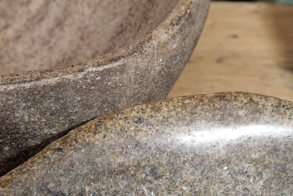 Incredible Hand Carved Stone Bowls at 1stDibs