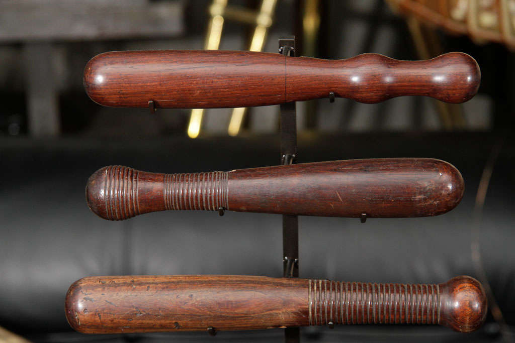 Collection of 19th Century Billy Clubs at 1stDibs