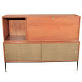 Drop Lid Planner Group Desk on Low Credenza by Paul McCobb