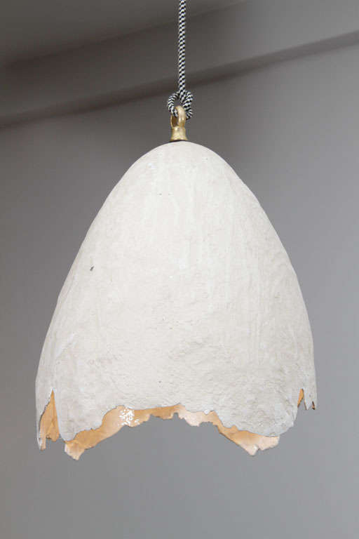 French Cream Egg Light For Sale