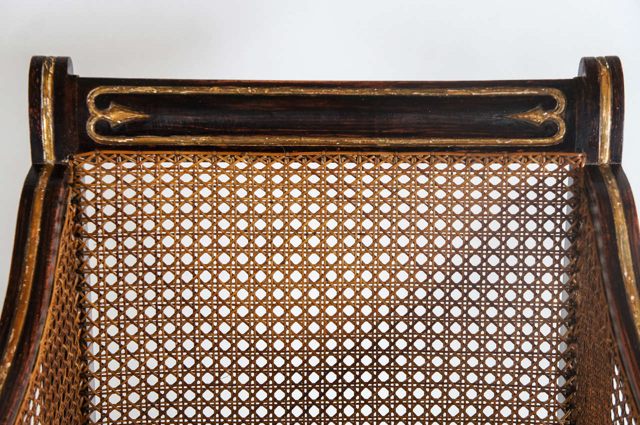 English Regency Caned Bergere, circa 1820 3