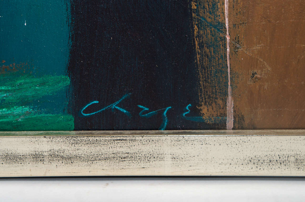 Jamie Chase - Large Oil on Canvas, 'Explorer II', 1994 In Good Condition In Kinderhook, NY
