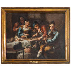 Dutch or Flemish Genre Painting, circle of Adriaen Brouwer, circa 1620 6