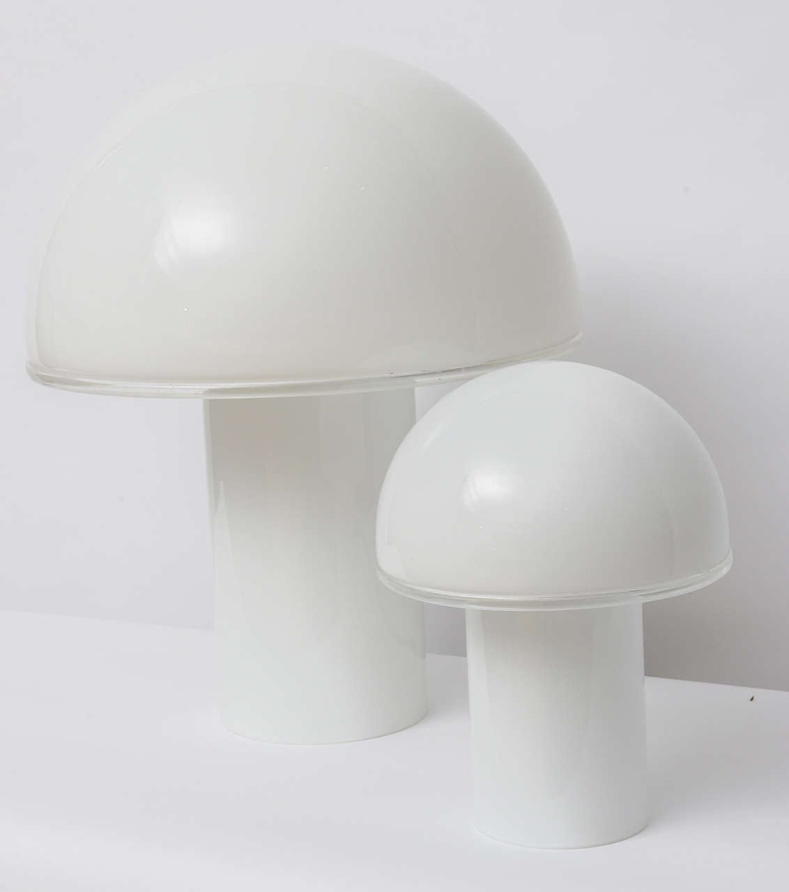Late 20th Century Pair of Artemide Glass Lamps by Vistosi, 1970s, Italy