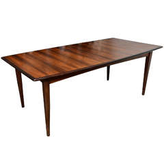 Falster Rosewood and Walnut Dining Table 1960s Denmark