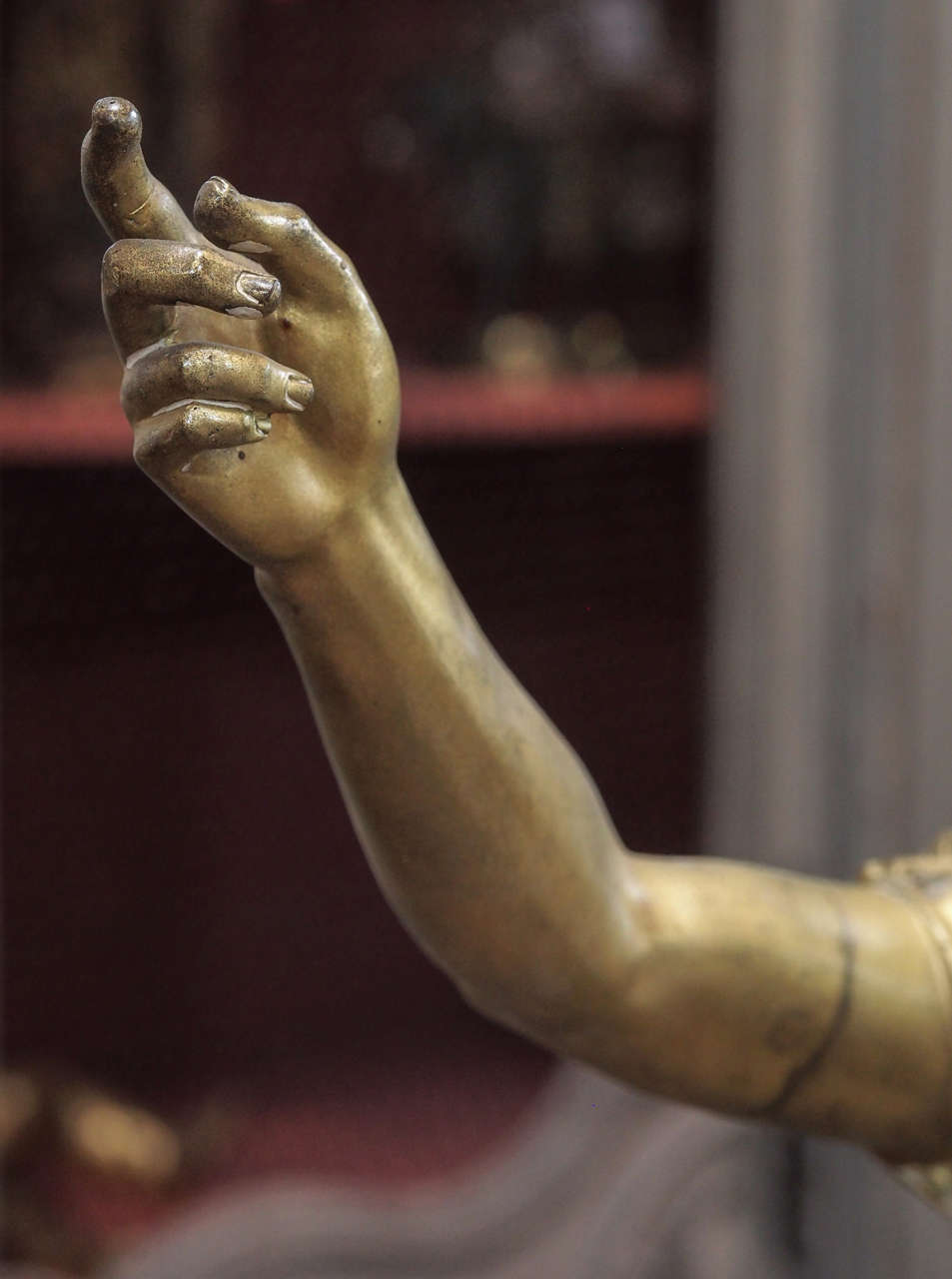 Estatua de bronce del siglo XIX de César en Bueno estado para la venta en New Orleans, LA