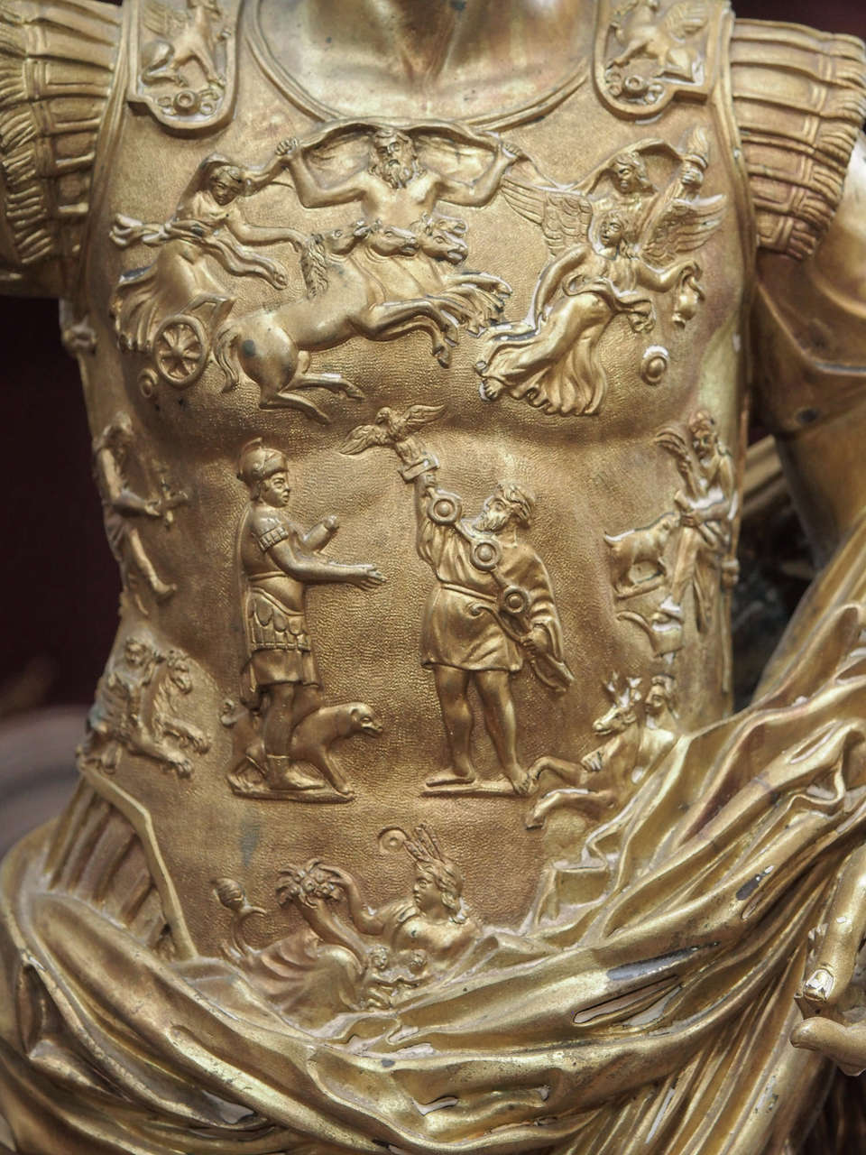 Bronze Statue de Caesar en bronze du XIXe siècle en vente