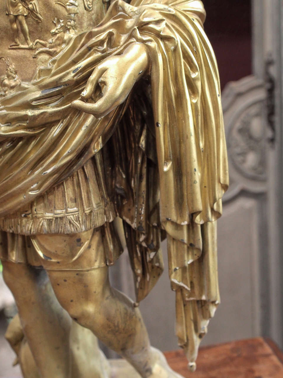 Estatua de bronce del siglo XIX de César en venta 1