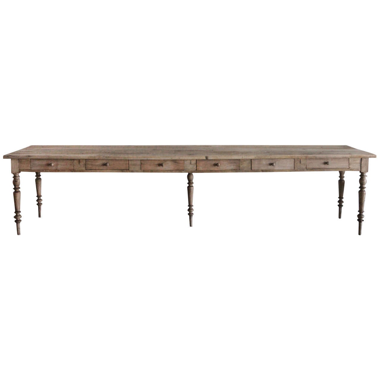 Massive French Dining Table, 19th Century
