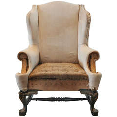 French Wing Chair, Early 19th Century