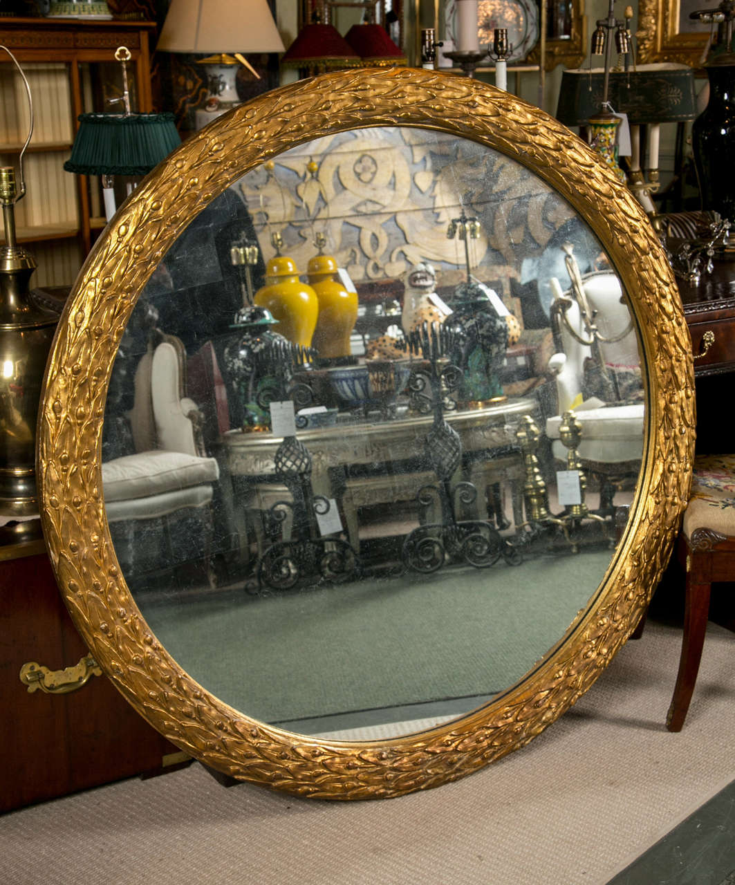 Monumental Sized Regency Style Mirror