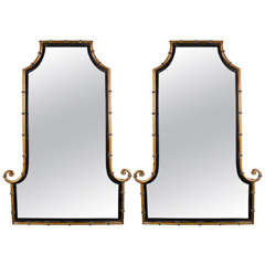 Pair of Mid-Century Chippendale Style Mirrors