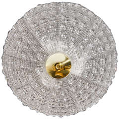 Mid-Century Flush Mount Chandelier by Carl Fagerlund for Orrefors 12