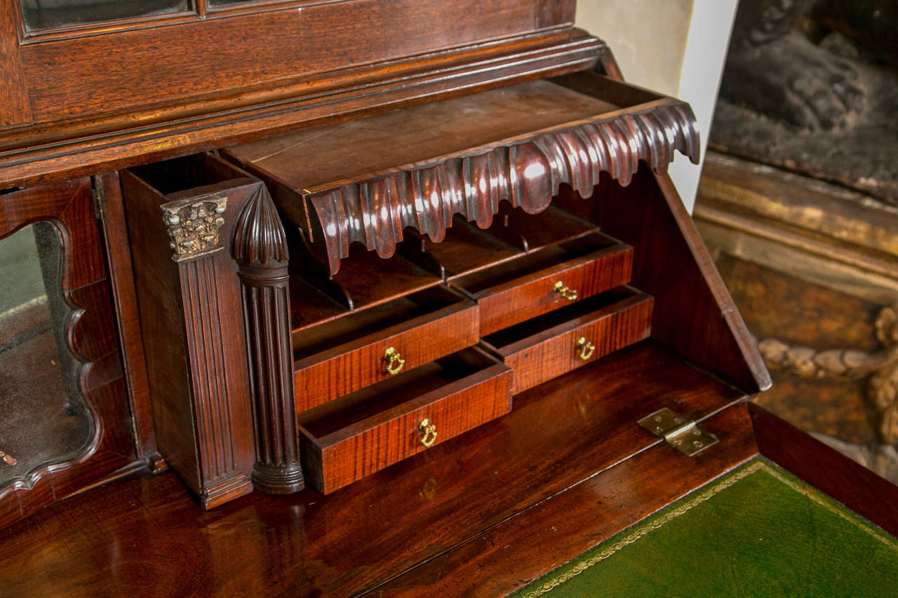 Exceptional Chippendale Period Secretary, circa 1770 In Excellent Condition In Bantam, CT