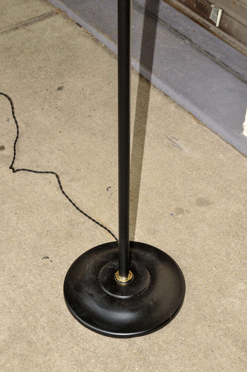 Mid-20th Century Pair of 1950's Diabolo Floor Lamps For Sale