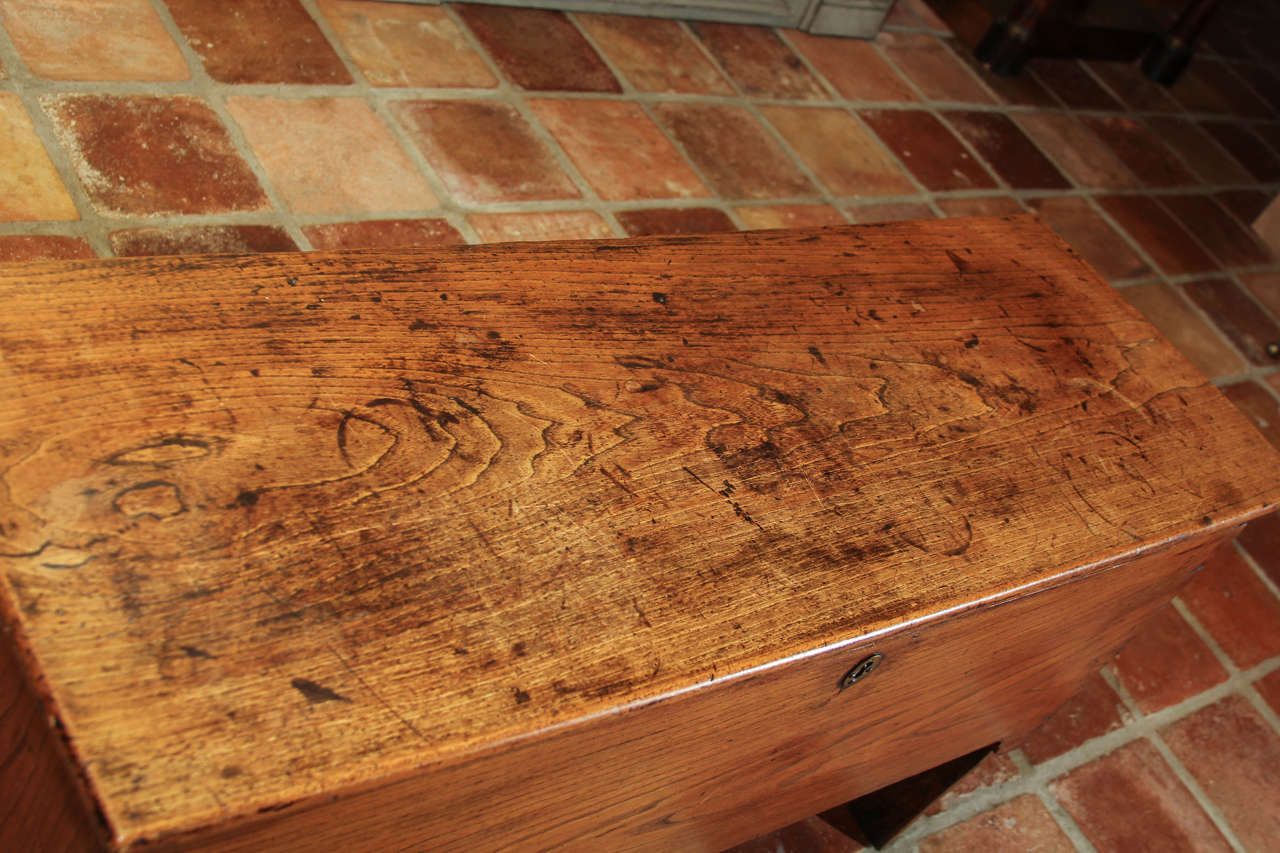 English Elm Coffer For Sale 3