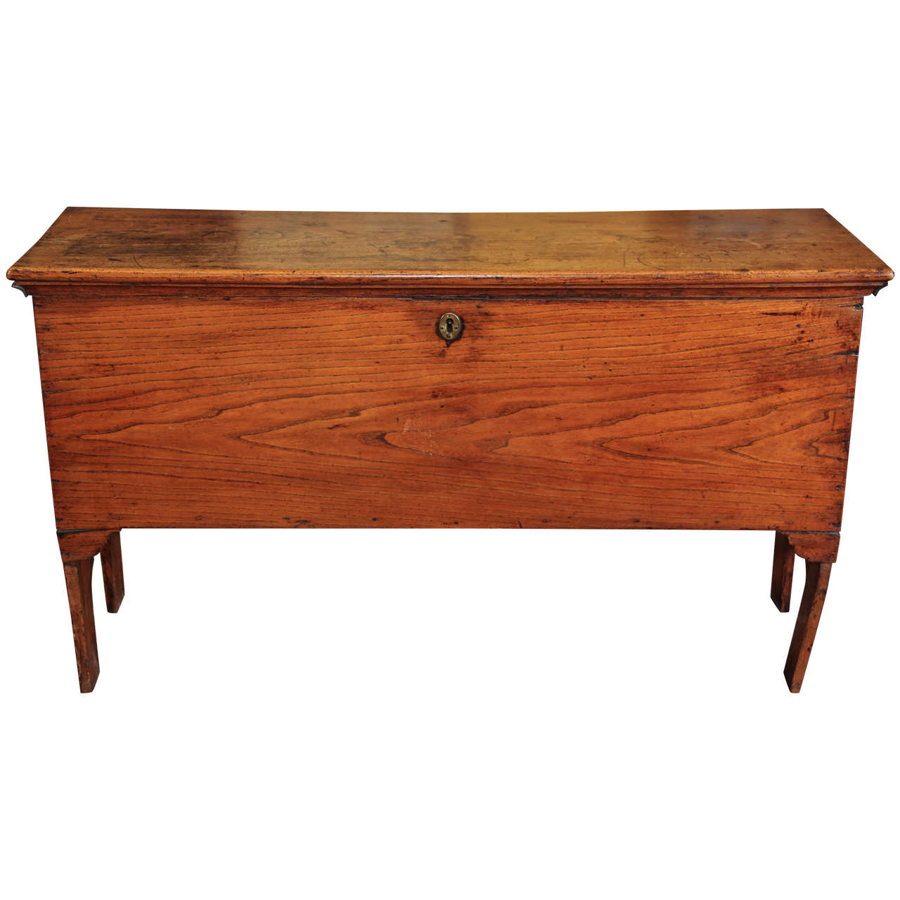 English Elm Coffer For Sale