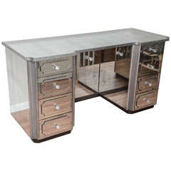 Mirrored Dressing Table or Vanity with Nine Drawers 6