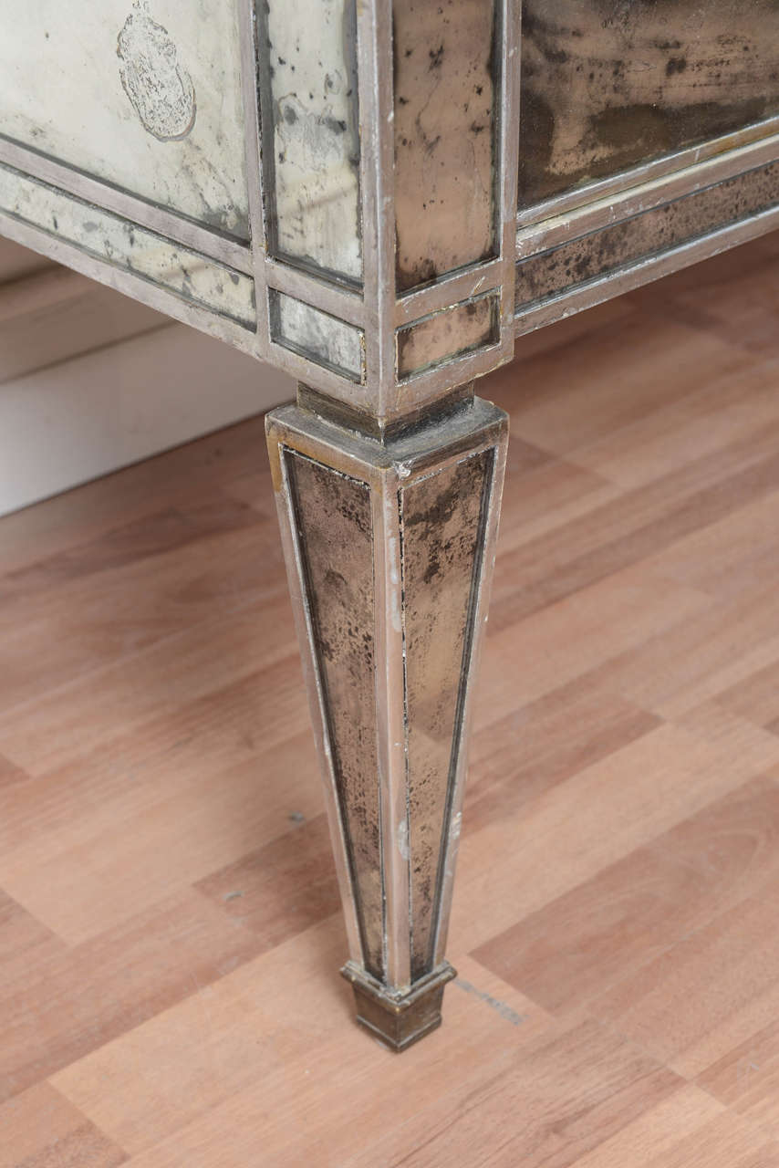 Superb Mirrored Italian Style Chest with Two Drawers 2
