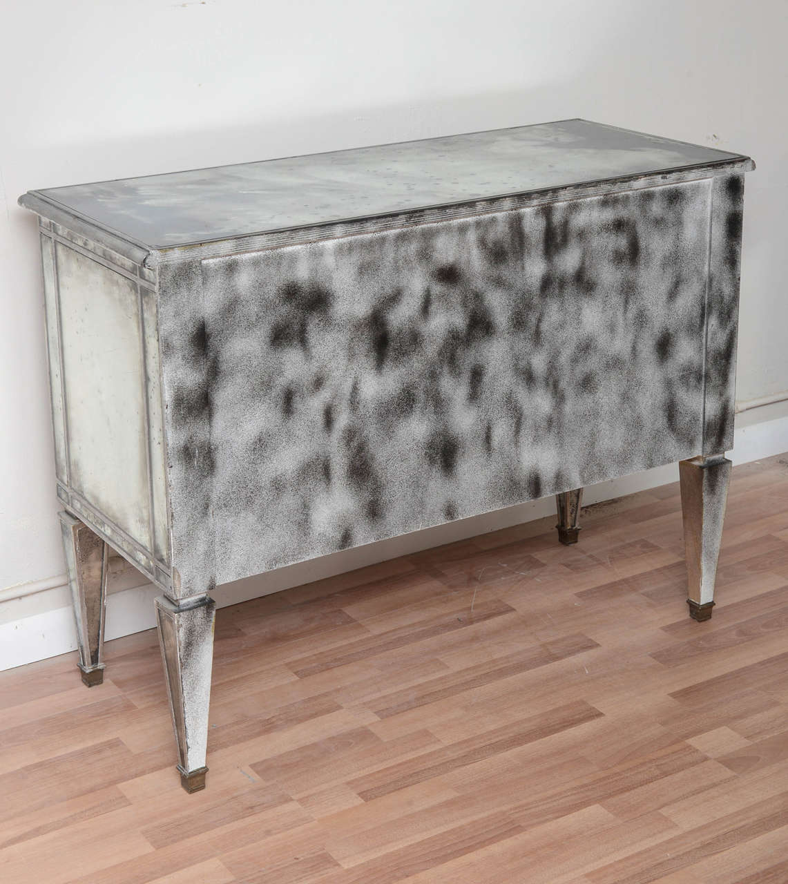 Superb Mirrored Italian Style Chest with Two Drawers 4