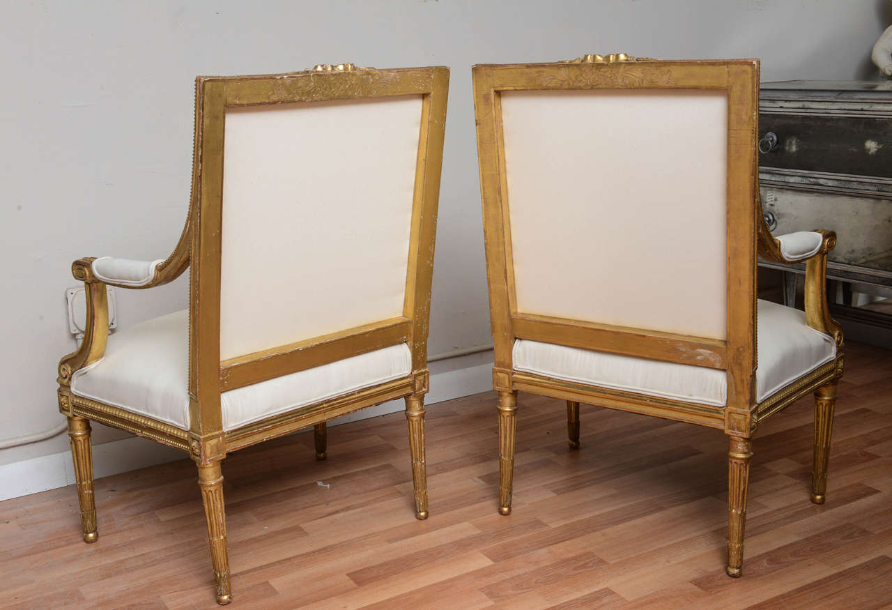 Fine Pair of 18th Century French Armchairs in the Louis XV Style 2