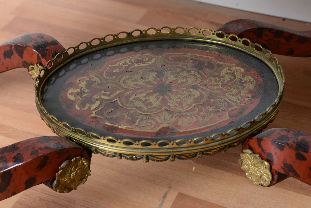 Rare 18th Century French Boulle Table 1