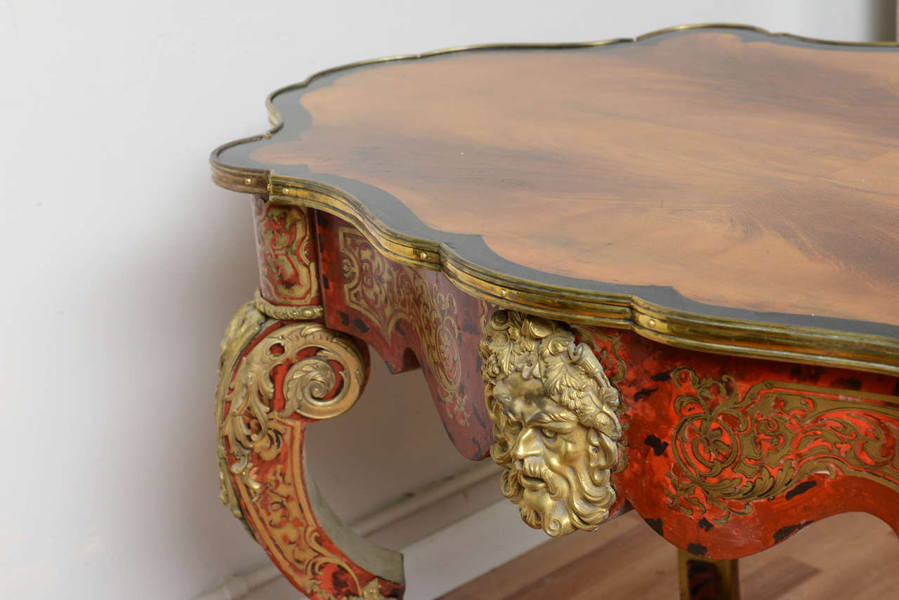 Rare 18th Century French Boulle Table 3