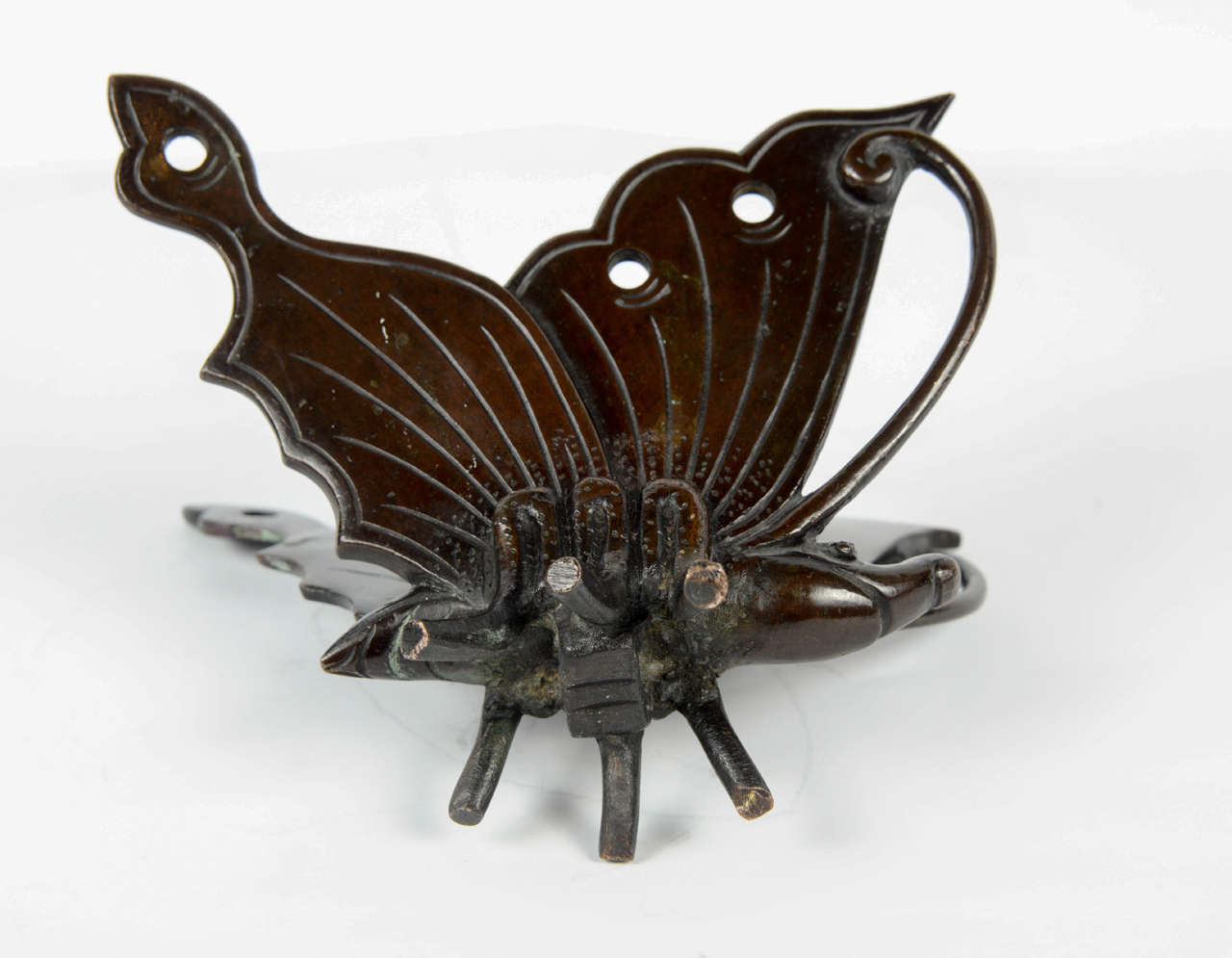 19th Century Meiji Japan Bronze Butterfly For Sale 1