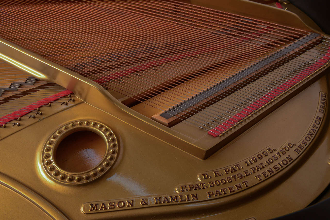 Mason & Hamlin Grand Piano with Lucite Top In Excellent Condition In Miami, FL