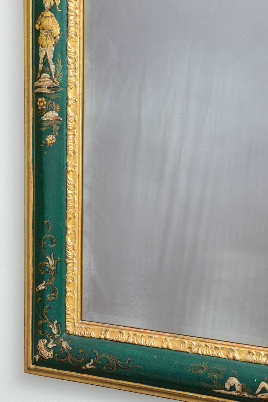 Unknown Chinese Chinoiserie Mirror, Early 20th Century