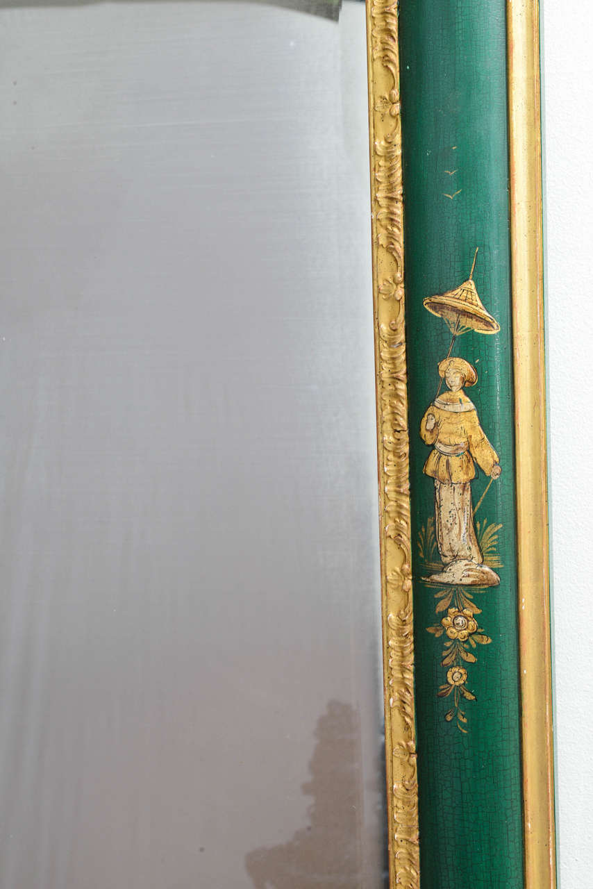 Chinese Chinoiserie Mirror, Early 20th Century 1