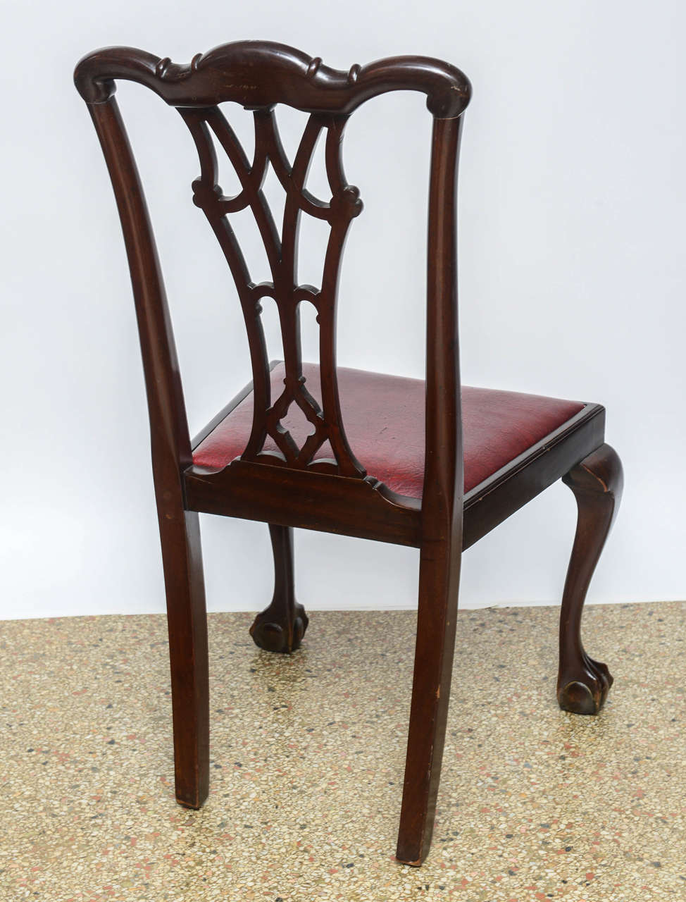 English Chippendale Side Chair, Early 20th Century For Sale 1