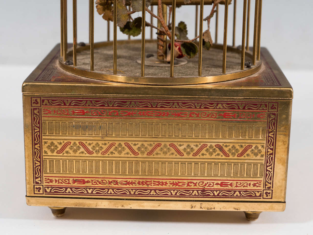 mechanical singing bird cage