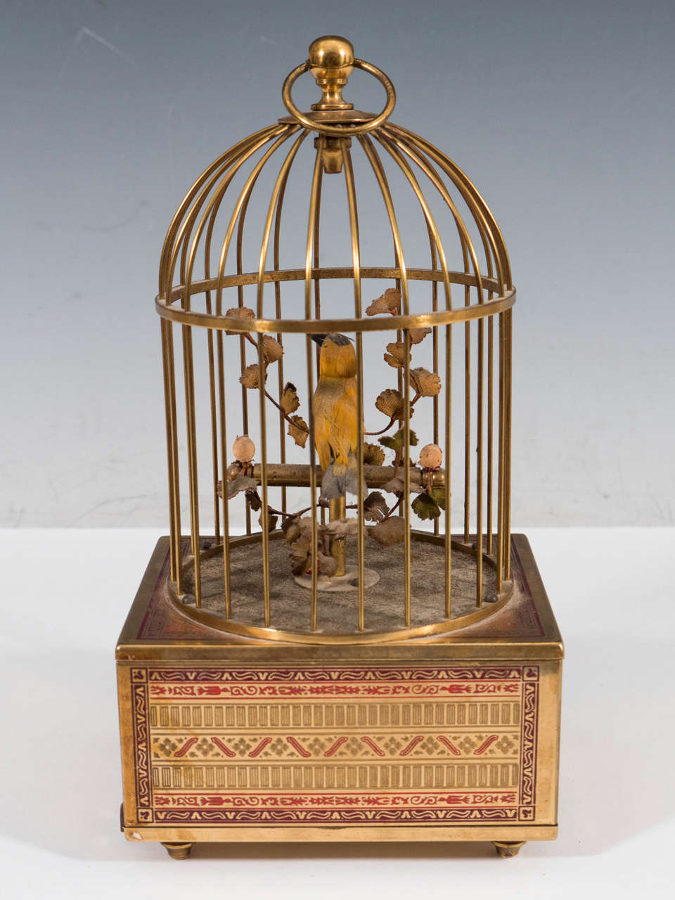 antique singing bird cage