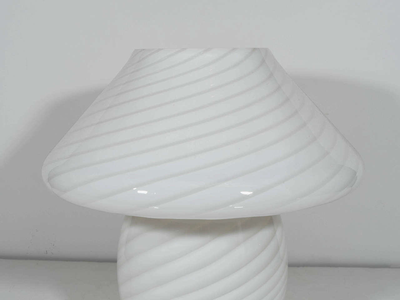 vetri murano mushroom lamp