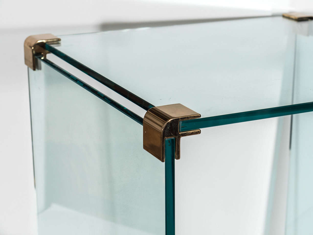 Mid-Century Modern Mid-Century Pair of Glass End or Side Tables by Leon Rosen for Pace Collection