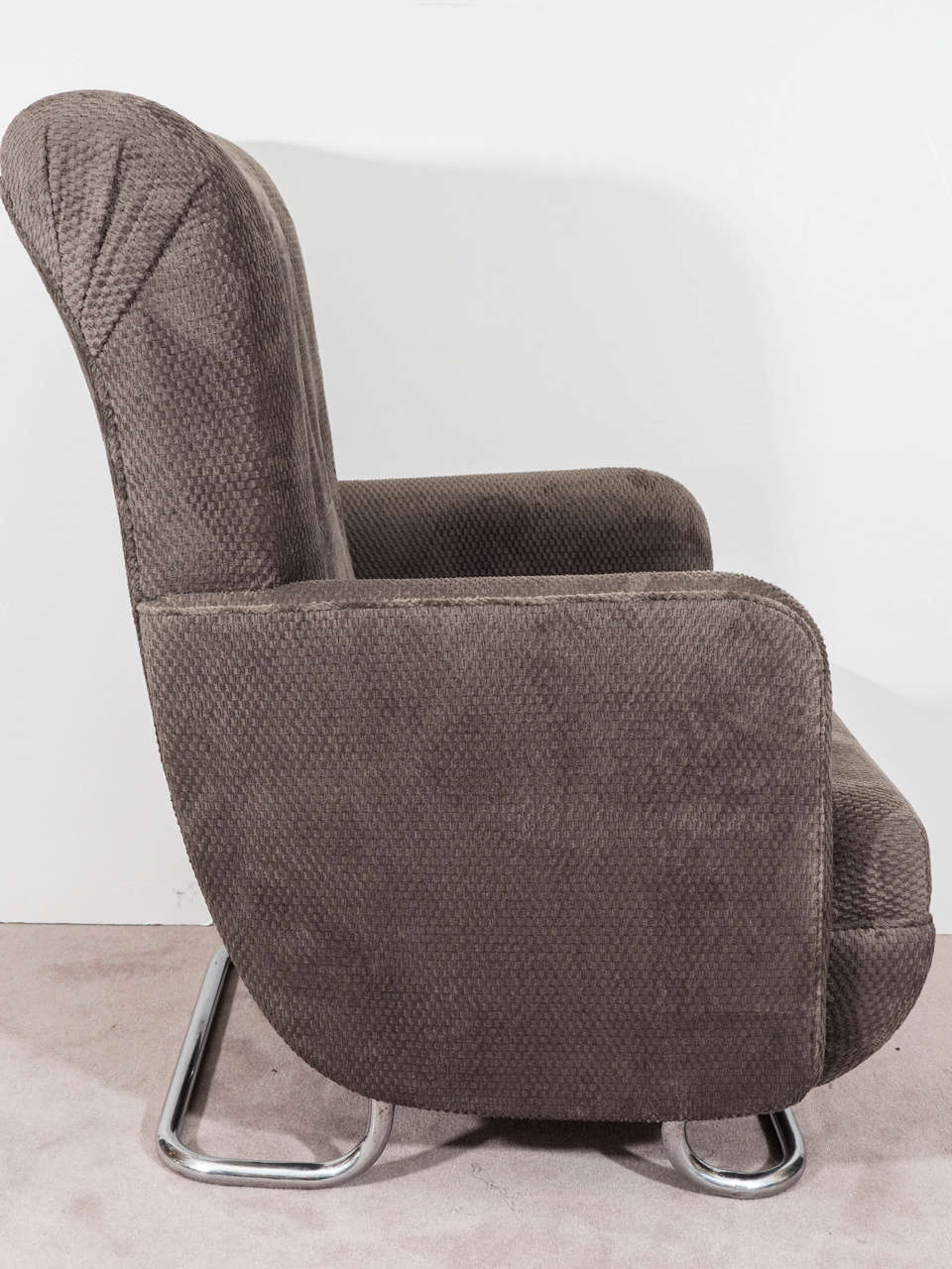 Mid-20th Century Extraordinary Modernist Kem Weber Lounge Chair For Sale