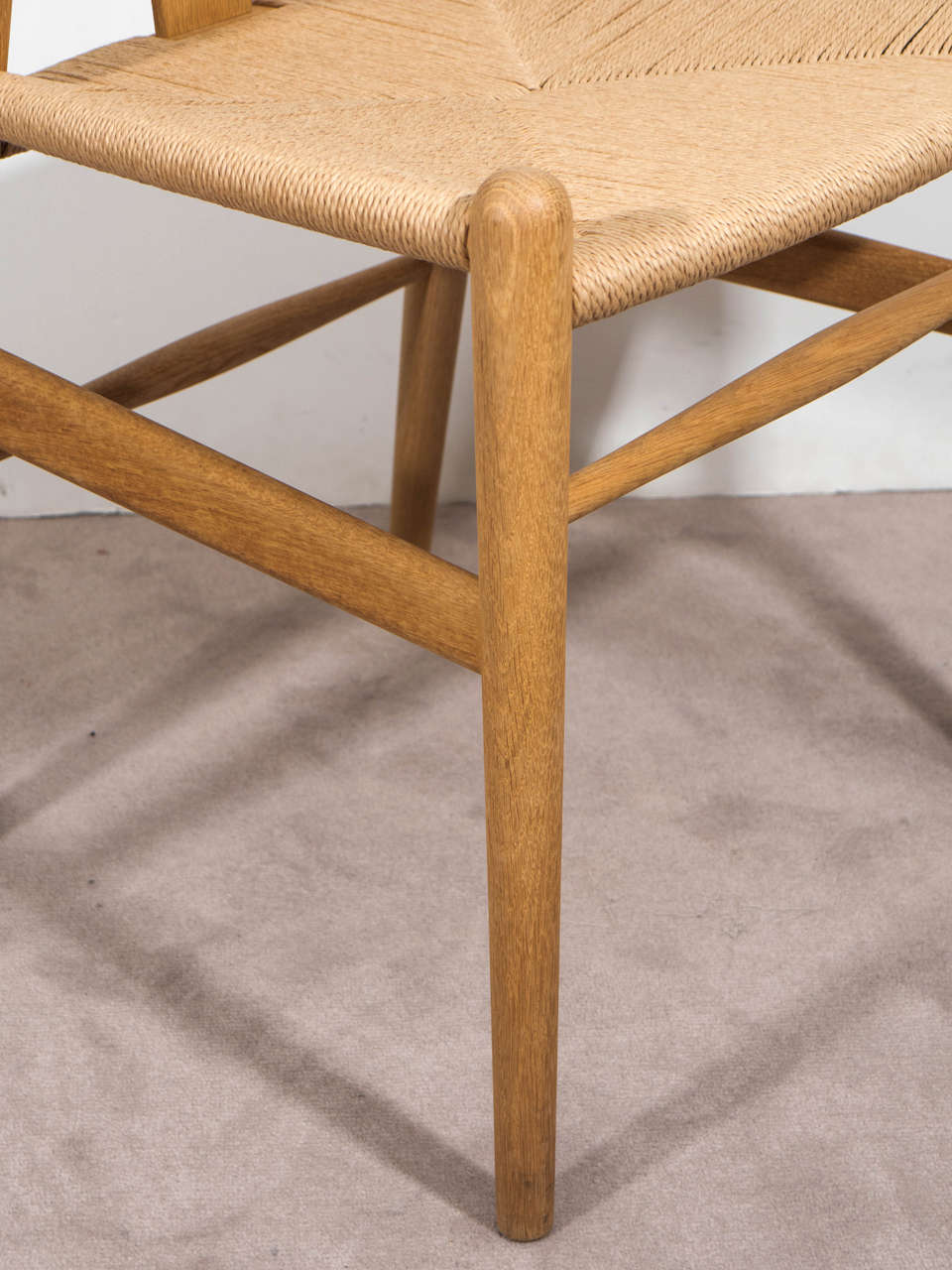 Contemporary Pair of Wishbone Chairs by Hans J. Wegner for Carl Hansen