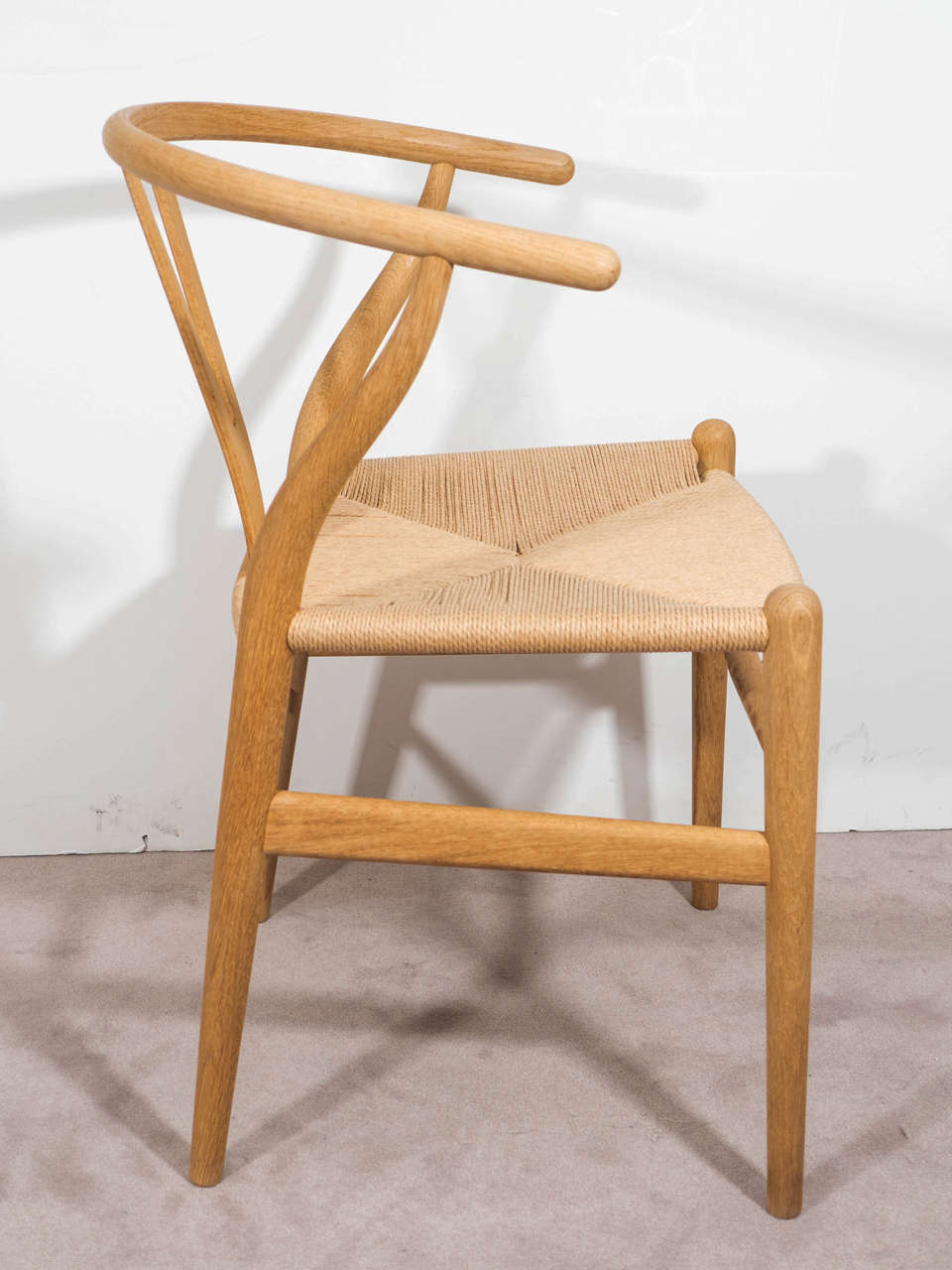 Papercord Pair of Wishbone Chairs by Hans J. Wegner for Carl Hansen