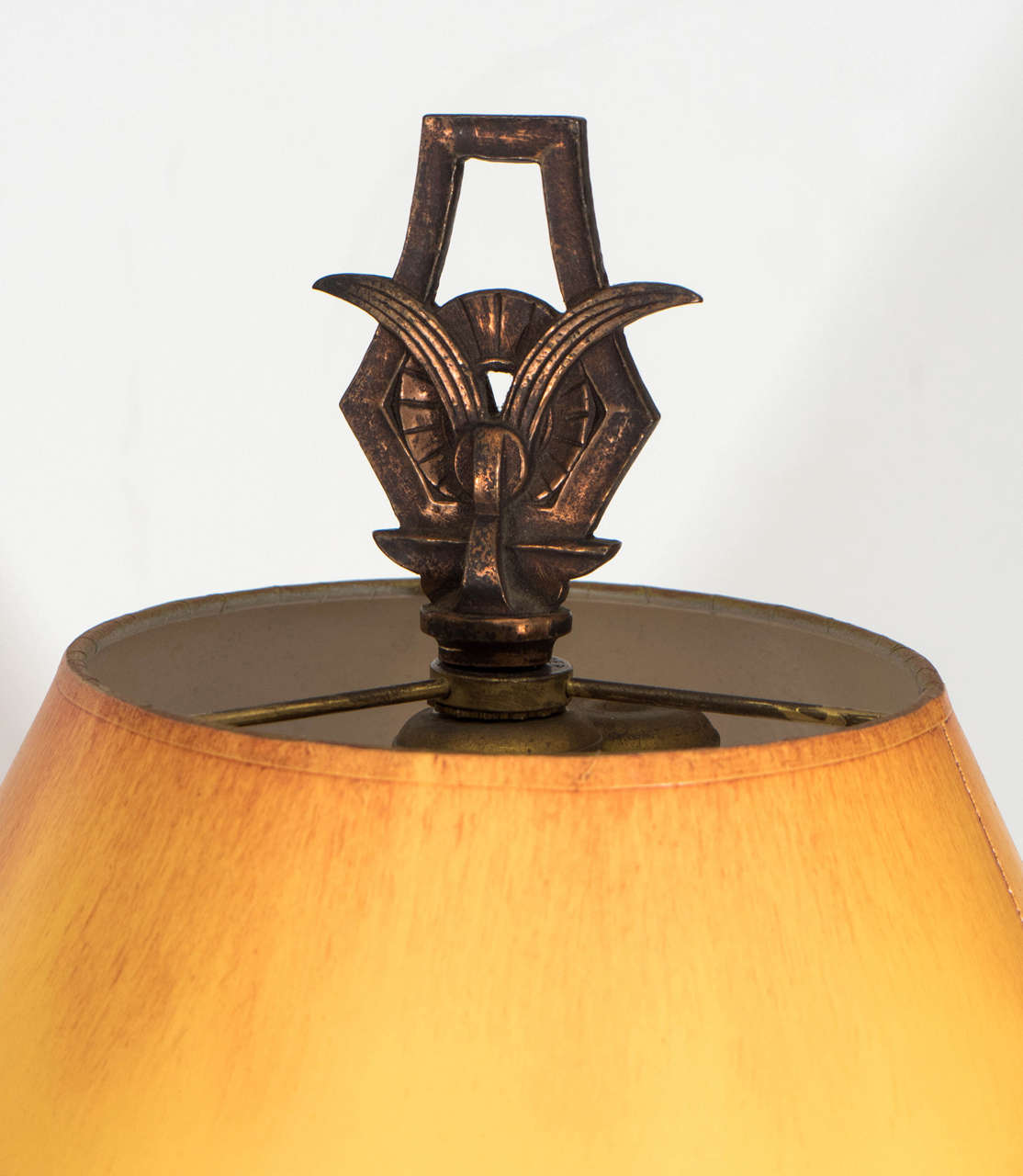 20th Century Arts & Crafts Hammered Copper Floor Lamp
