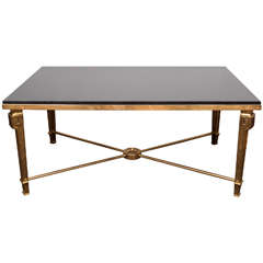 Spectacular Art Moderne Style Bronze Coffee or Cocktail Table by Maison Jansen