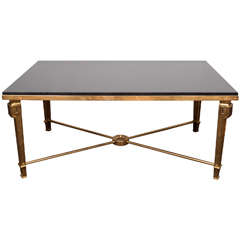  Spectacular Art Moderne Style Bronze Coffee or Cocktail Table by Maison Jansen