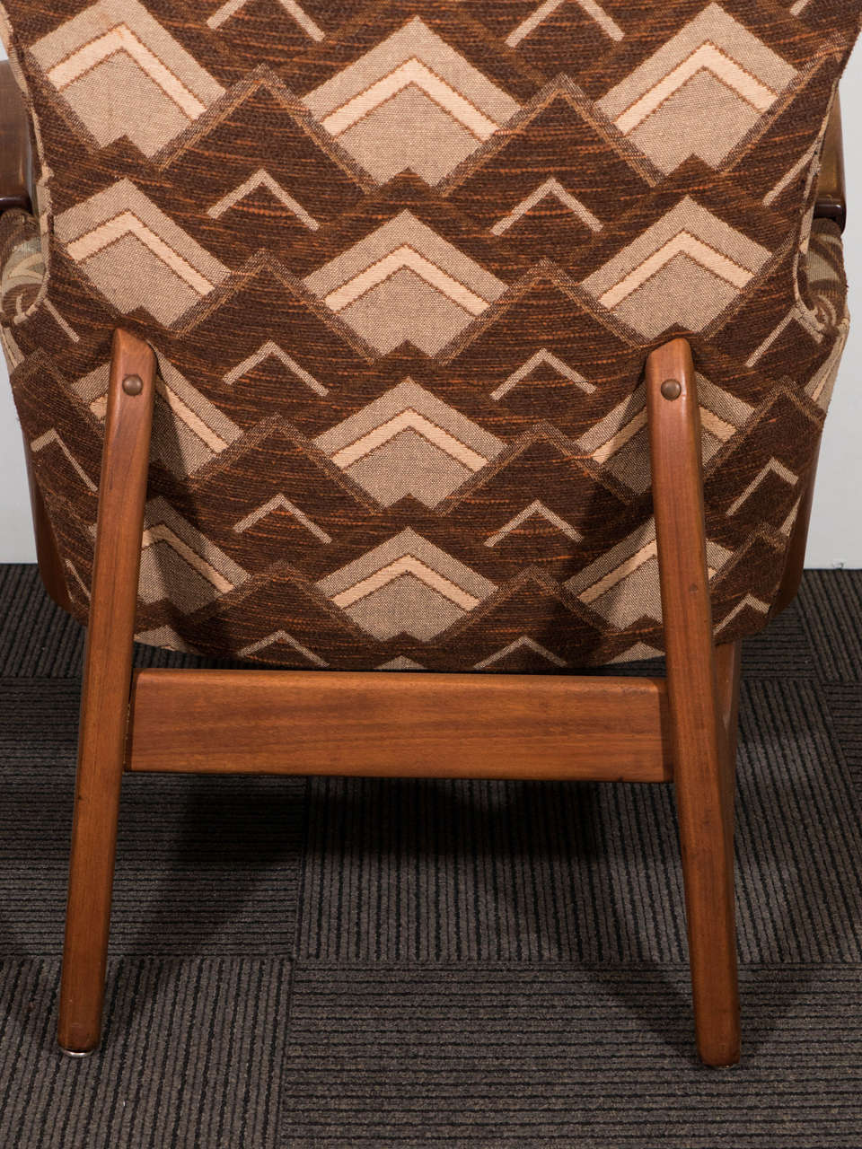 Textile Mid-Century Adrian Pearsall Wingback Lounge Chair